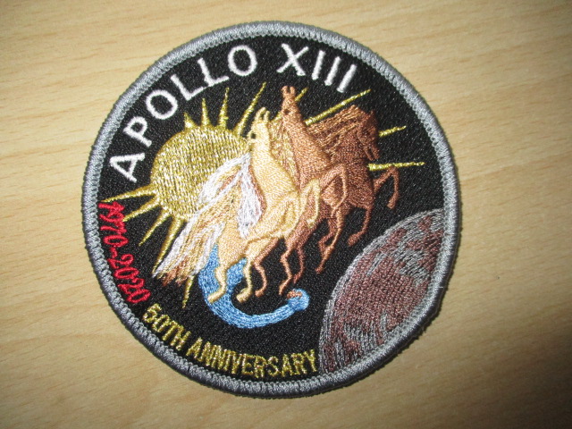 das Patch/Sticker ! Apollo 13-50 Jahre Jubiläum  "Houston we have a problem"